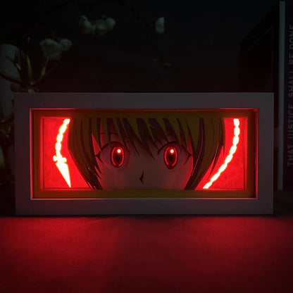 Kurapika GlowFrame - Hunter x Hunter - Framed Wall Art by Zyko 