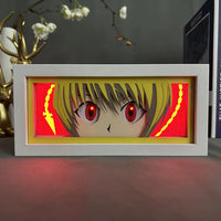 Kurapika GlowFrame - Hunter x Hunter - Framed Wall Art by Zyko 