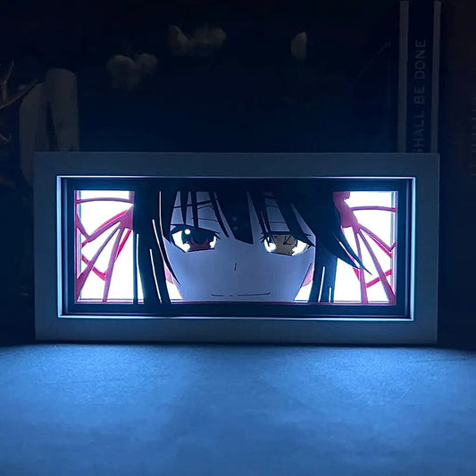 Kurumi Tokisaki GlowFrame - Date A Live - Framed Wall Art by Zyko 