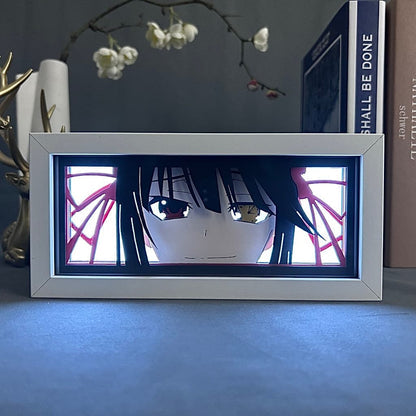 Kurumi Tokisaki GlowFrame - Date A Live - Framed Wall Art by Zyko 