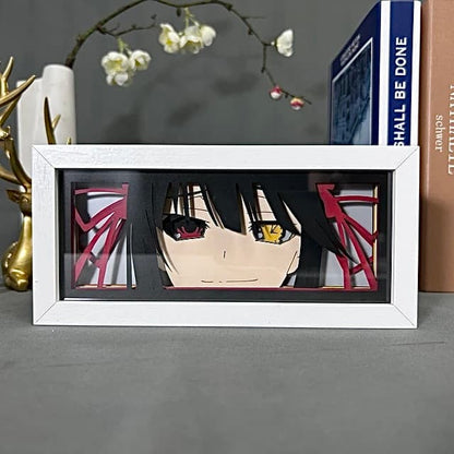 Kurumi Tokisaki GlowFrame - Date A Live - Framed Wall Art by Zyko 