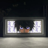 L GlowFrame - Death Note - Framed Wall Art by Zyko 
