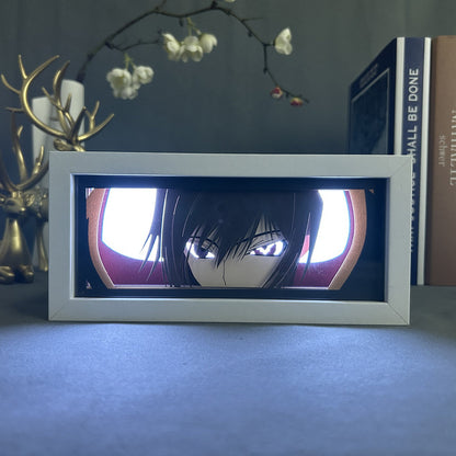 Lelouch Lamperouge GlowFrame - Code Geass - Framed Wall Art by Zyko 