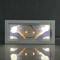 Luffy GlowFrame - One Piece - Framed Wall Art by Zyko 