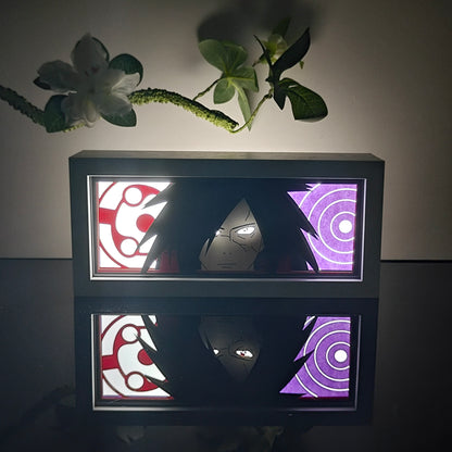 Madara Uchiha GlowFrame - Naruto - Framed Wall Art by Zyko 