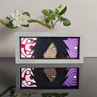 Madara Uchiha GlowFrame - Naruto - Framed Wall Art by Zyko 