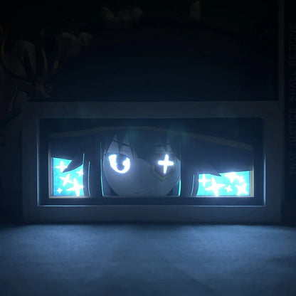 Megumin GlowFrame - KonoSuba - Framed Wall Art by Zyko 