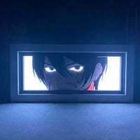 Mikasa GlowFrame - Attack on Titan - Framed Wall Art by Zyko 