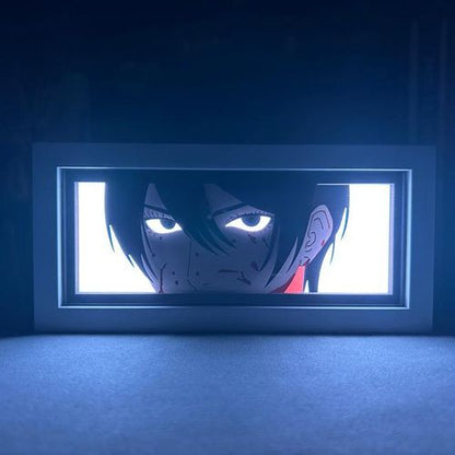 Mikasa GlowFrame - Attack on Titan - Framed Wall Art by Zyko 