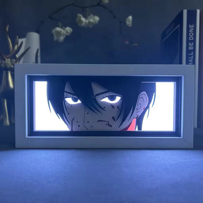 Mikasa GlowFrame - Attack on Titan - Framed Wall Art by Zyko 