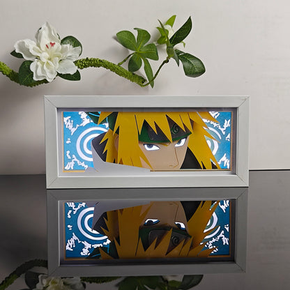 Minato Namikaze GlowFrame - Naruto - Framed Wall Art by Zyko 