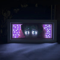 Mitsuri Kanroji GlowFrame - Demon Slayer: Kimetsu no Yaiba - Framed Wall Art by Zyko 