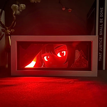 Mona GlowFrame - Genshin Impact - Framed Wall Art by Zyko 