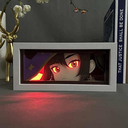 Mona GlowFrame - Genshin Impact - Framed Wall Art by Zyko 