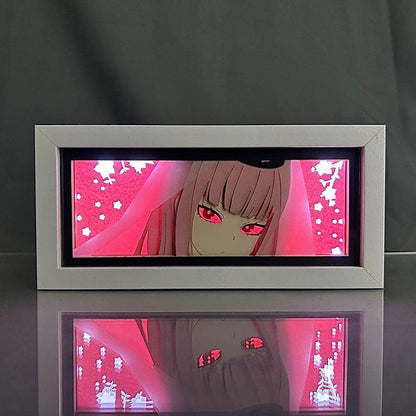 Mori Calliope GlowFrame - Hololive - Framed Wall Art by Zyko 