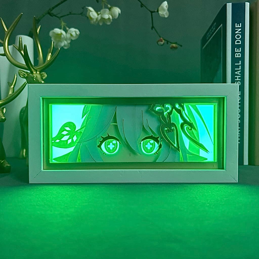 Nahida GlowFrame - Genshin Impact - Framed Wall Art by Zyko 