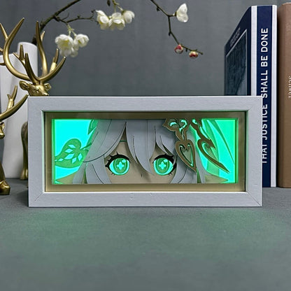 Nahida GlowFrame - Genshin Impact - Framed Wall Art by Zyko 