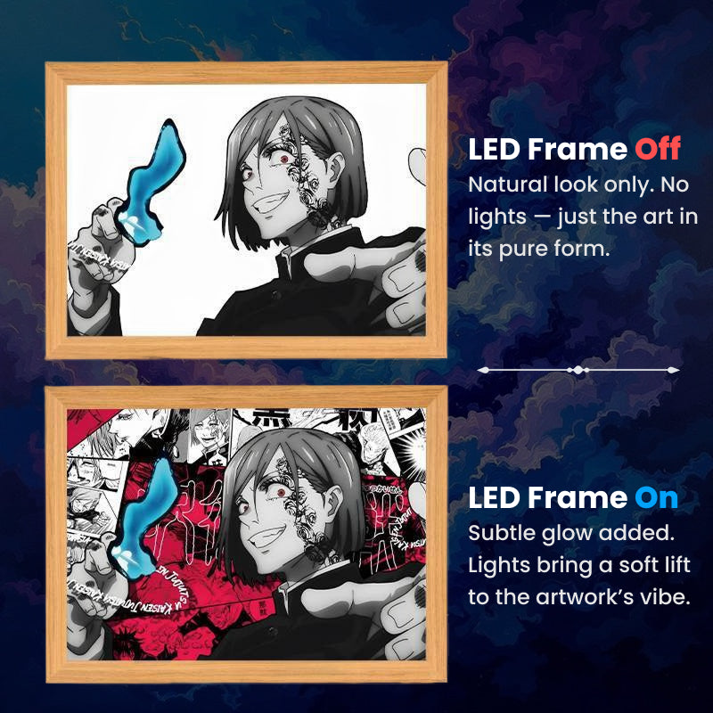 Nobara Kugisaki, LumiFrame: Jujutsu Kaisen - Framed Wall Art by Zyko 