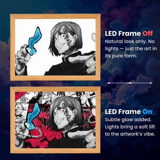 Nobara Kugisaki, LumiFrame: Jujutsu Kaisen - Framed Wall Art by Zyko 