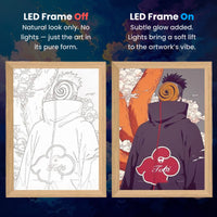 Obito Uchiha & Friends, LumiFrame: Naruto Series - Framed Wall Art by Zyko 
