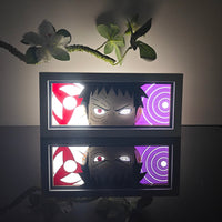 Obito Uchiha GlowFrame - Naruto - Framed Wall Art by Zyko 