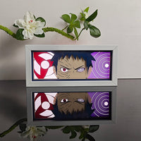 Obito Uchiha GlowFrame - Naruto - Framed Wall Art by Zyko 