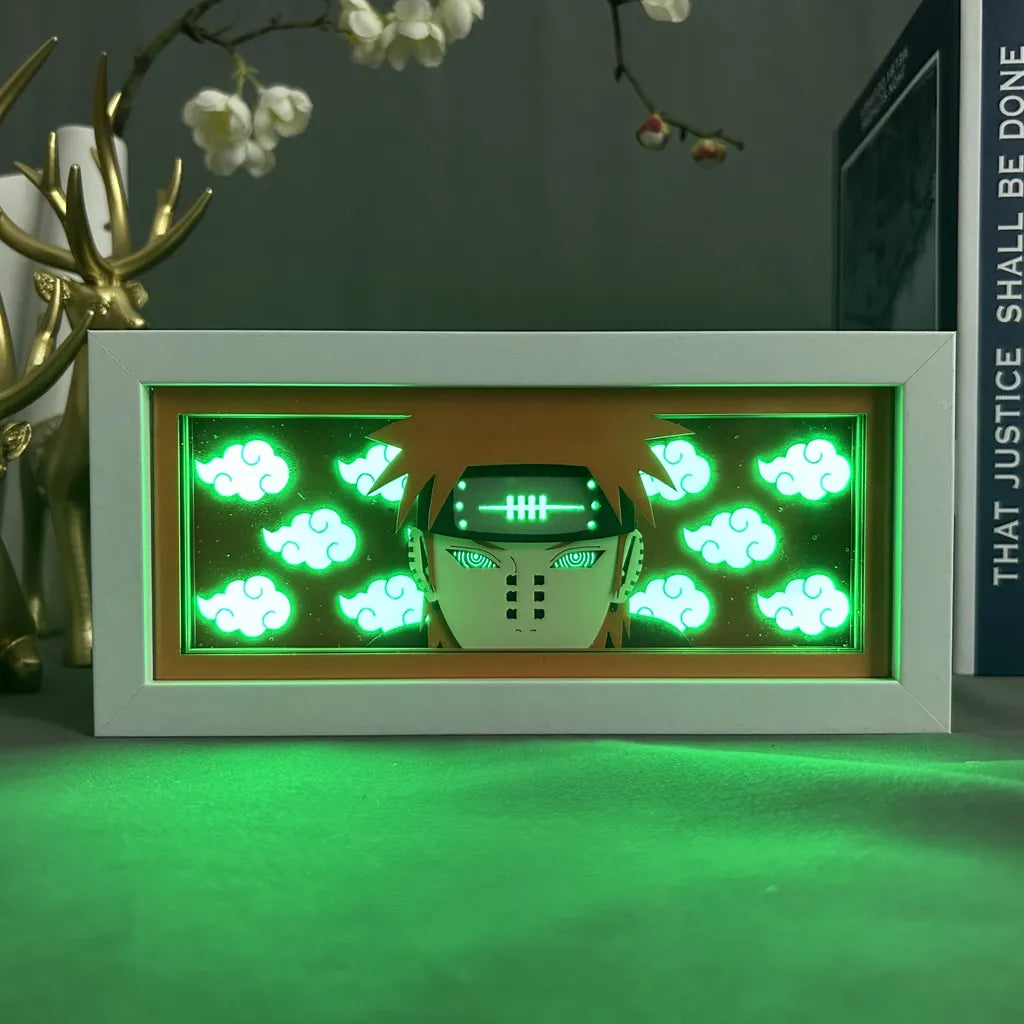 Pain GlowFrame - Naruto - Framed Wall Art by Zyko 