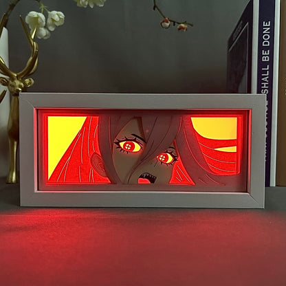 Power GlowFrame - Chainsaw Man - Framed Wall Art by Zyko 
