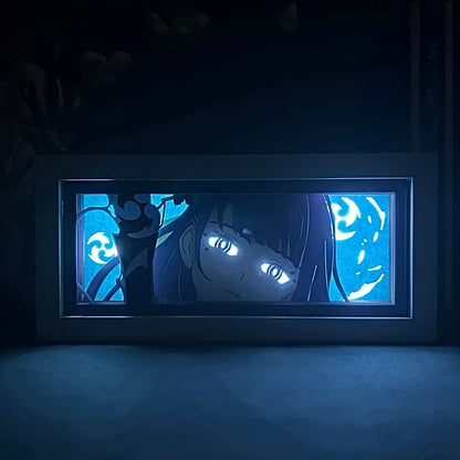 Raiden Shogun GlowFrame - Genshin Impact - Framed Wall Art by Zyko 