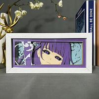 Raiden Shogun GlowFrame - Genshin Impact - Framed Wall Art by Zyko 