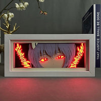 Rei Ayanami GlowFrame - Neon Genesis Evangelion - Framed Wall Art by Zyko 