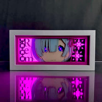 Rem GlowFrame - Re:Zero - Framed Wall Art by Zyko 