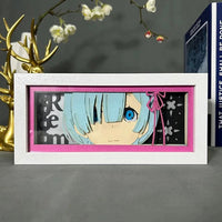 Rem GlowFrame - Re:Zero - Framed Wall Art by Zyko 