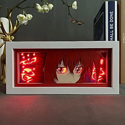 Rias Gremory GlowFrame - High School DxD - Framed Wall Art by Zyko 