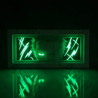 Roronoa Zoro GlowFrame - One Piece - Framed Wall Art by Zyko 