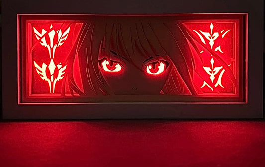 Saber GlowFrame - Fate Series - Framed Wall Art by Zyko 