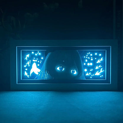 Sangonomiya Kokomi GlowFrame - Genshin Impact - Framed Wall Art by Zyko 