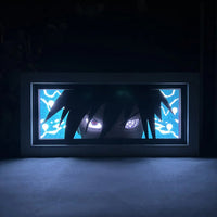 Sasuke GlowFrame - Naruto - Framed Wall Art by Zyko 