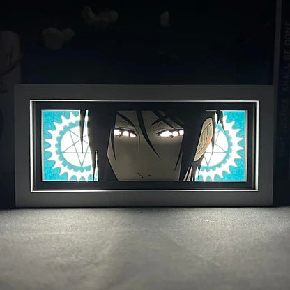 Sebastian GlowFrame - Black Butler - Framed Wall Art by Zyko 