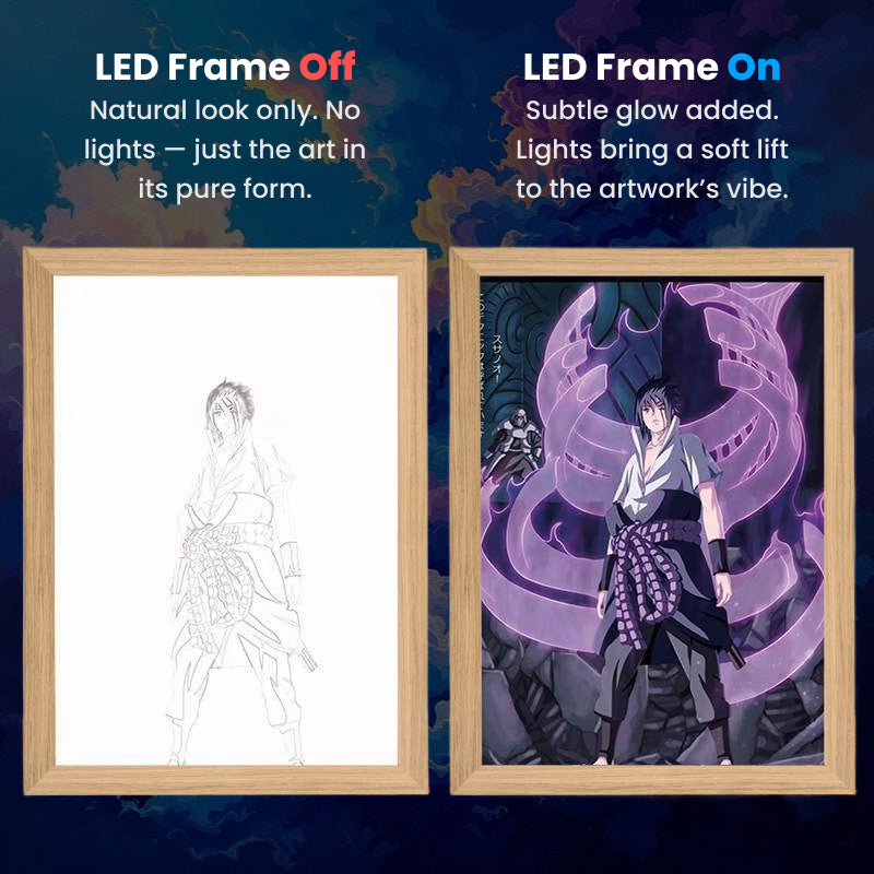 Susanoo Sasuke, LumiFrame: Naruto Series - Framed Wall Art by Zyko 