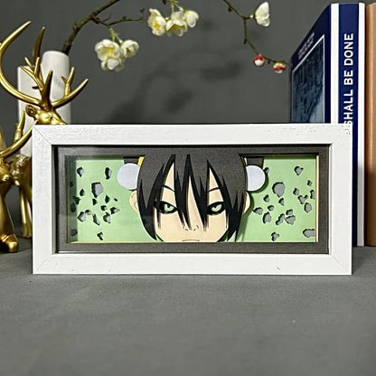 Toph GlowFrame - Avatar: The Last Airbender - Framed Wall Art by Zyko 