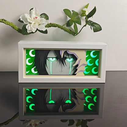Ulquiorra Cifer GlowFrame - Bleach - Framed Wall Art by Zyko 
