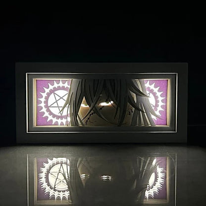Undertaker GlowFrame - Black Butler - Framed Wall Art by Zyko 