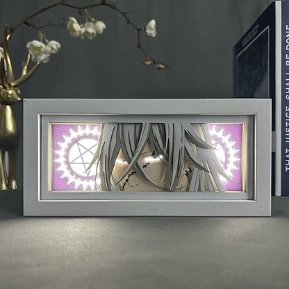 Undertaker GlowFrame - Black Butler - Framed Wall Art by Zyko 