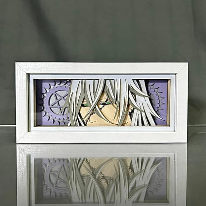 Undertaker GlowFrame - Black Butler - Framed Wall Art by Zyko 