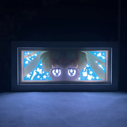 Usagi Tsukino GlowFrame - Sailor Moon - Framed Wall Art by Zyko 