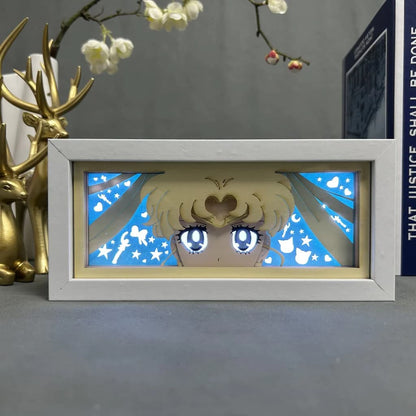 Usagi Tsukino GlowFrame - Sailor Moon - Framed Wall Art by Zyko 