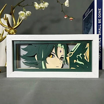 Xiao GlowFrame - Genshin Impact - Framed Wall Art by Zyko 