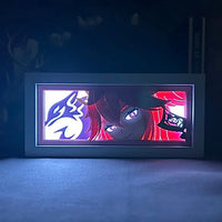 Yae Miko GlowFrame - Genshin Impact - Framed Wall Art by Zyko 
