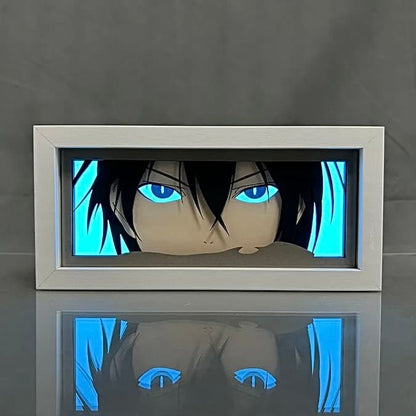 Yato GlowFrame - Noragami - Framed Wall Art by Zyko 
